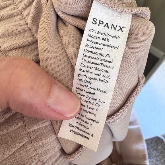 Spanx Airessentials Wide Leg Sweatpants Smoke Neutral Womens XL Athletic Casual - Picture 4 of 8